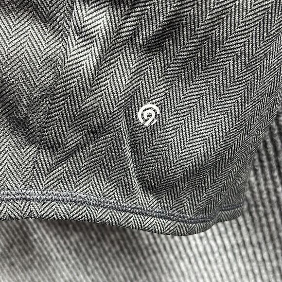 Champion C9 Front Zip Jacket Women Large Grey Herringbone Tech Fleece Thumbholes - Picture 4 of 16